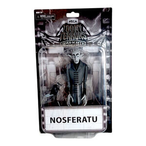 NECA Nosferatu Toony Terrors Silver Screen Black & White Action Figure Brand New